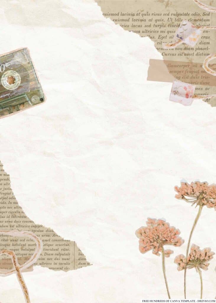 FREE Vintage Birthday Canva Templates 2
