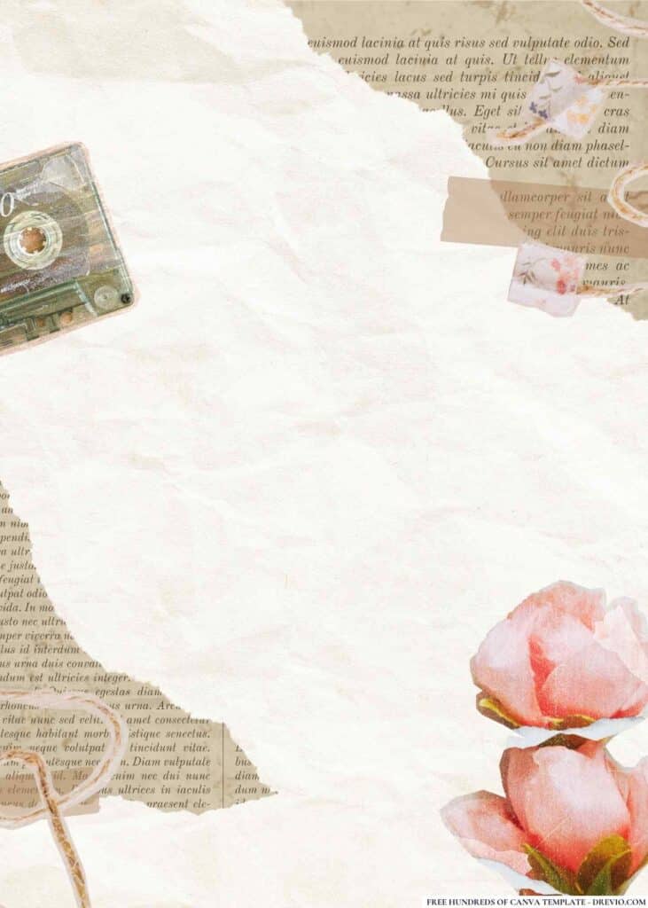 FREE Vintage Birthday Canva Templates 6