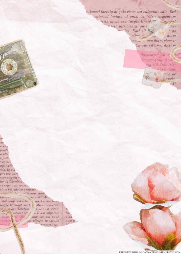 FREE Vintage Birthday Canva Templates 8
