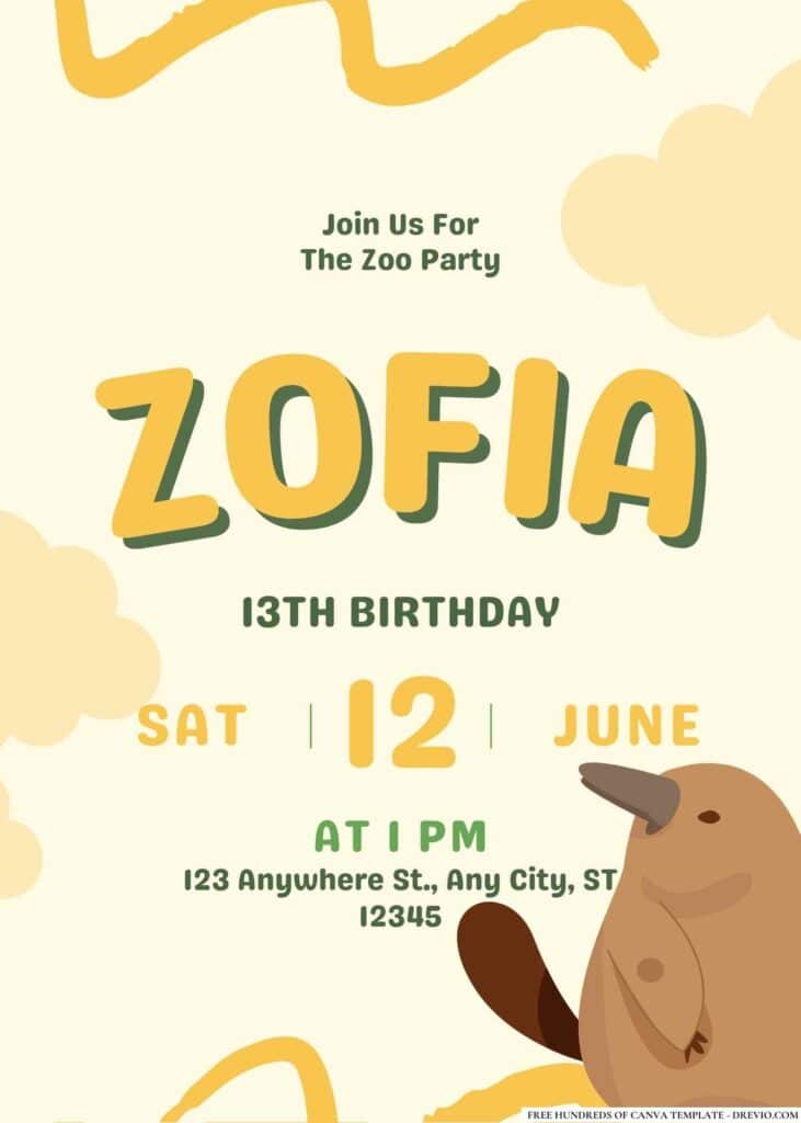 FREE Editable Emoji Birthday Invitations
