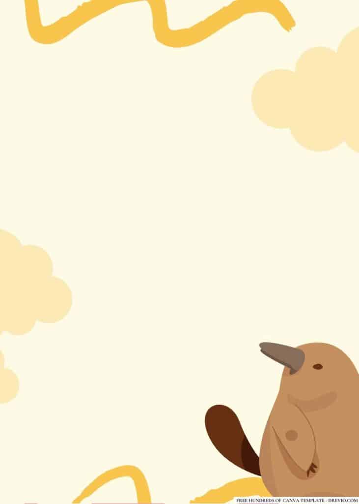 FREE Zoo Animals Birthday Canva Templates 14