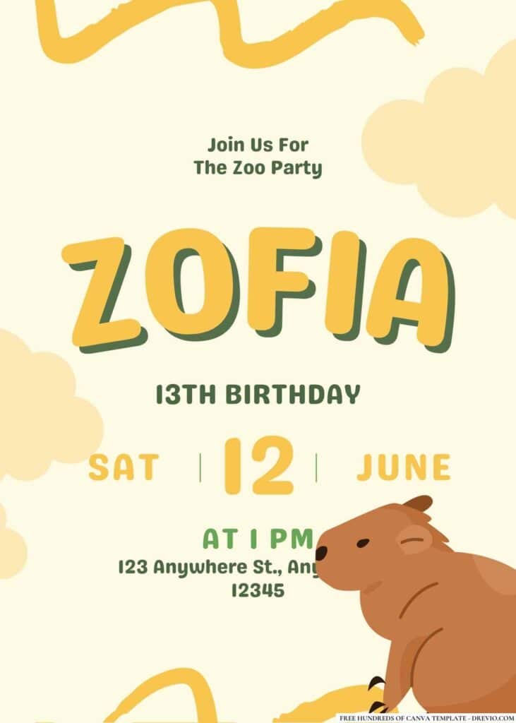FREE Editable Emoji Birthday Invitations