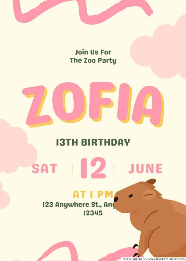 FREE Editable Emoji Birthday Invitations
