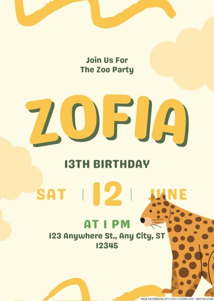 FREE Editable Emoji Birthday Invitations