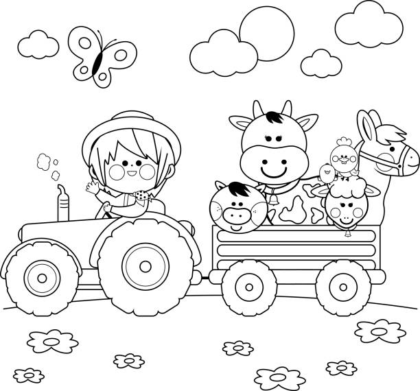 Farm Coloring Page 3