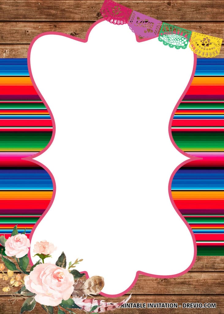FREE Editable Fiesta Birthday Invitations