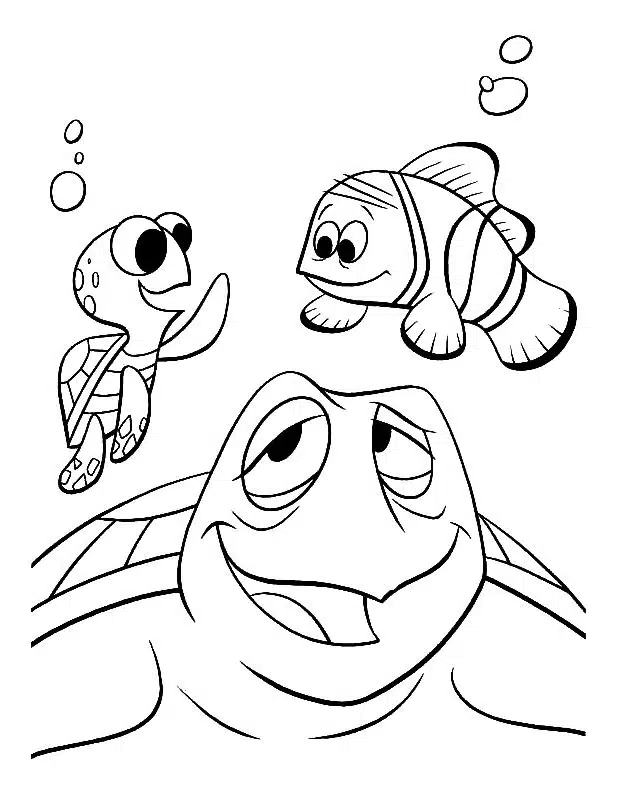 Finding Nemo Coloring Pages 2
