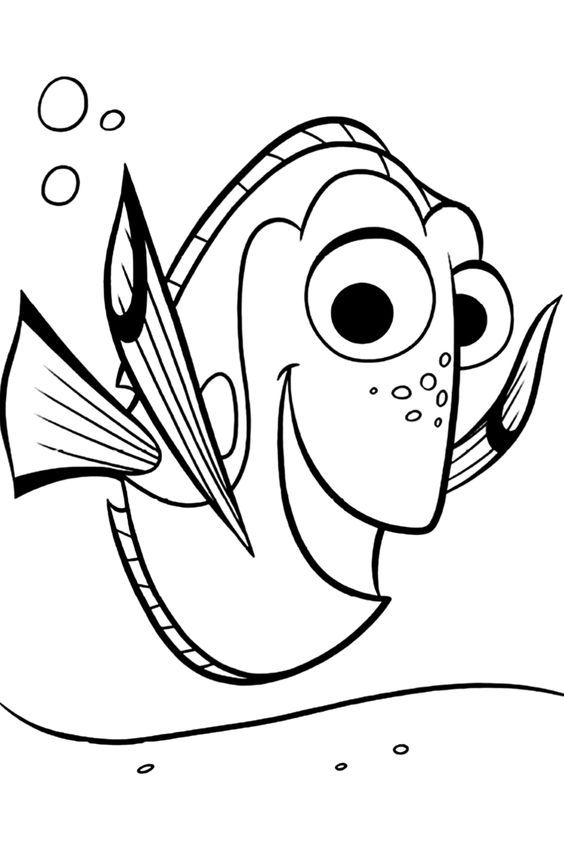 Finding Nemo Coloring Pages 3