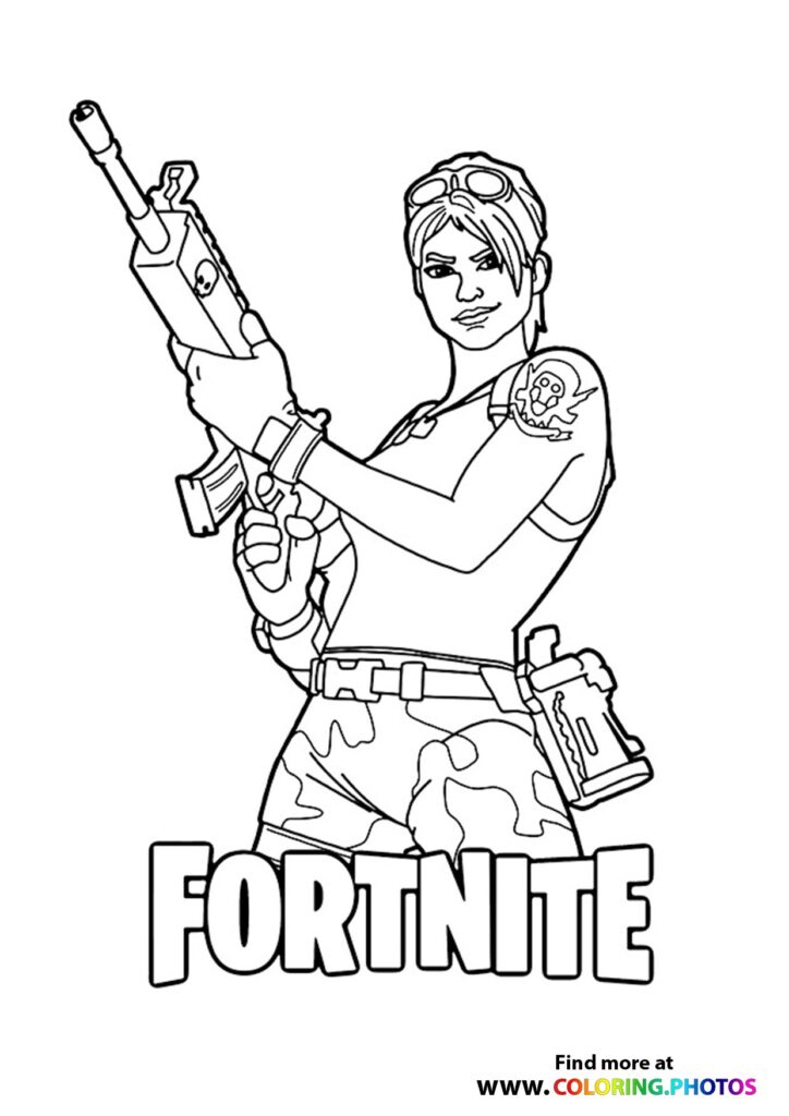 Fortnite Coloring Page 3