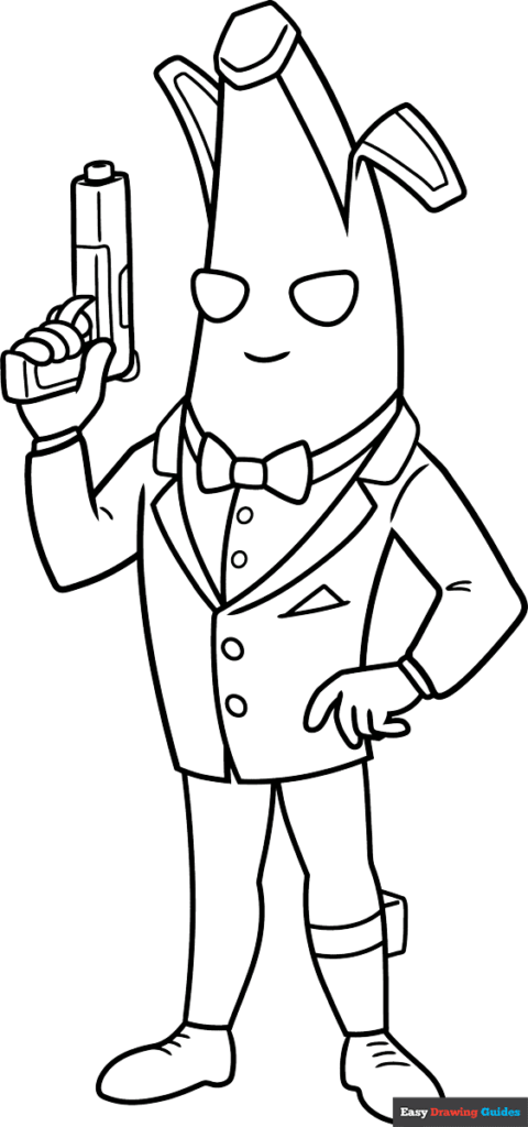Fortnite Coloring Page