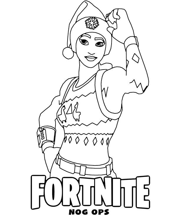 Fortnite Coloring Page 5