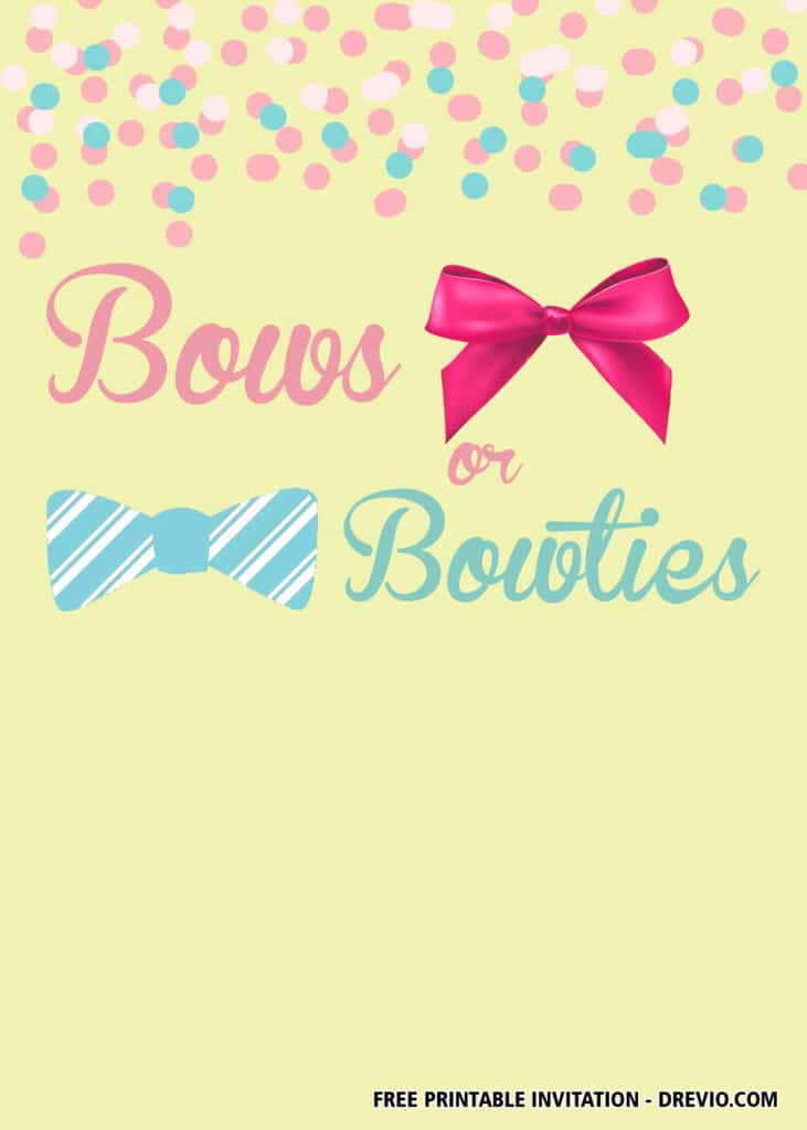 FREE Editable Magical Gender Reveal Party Invitations