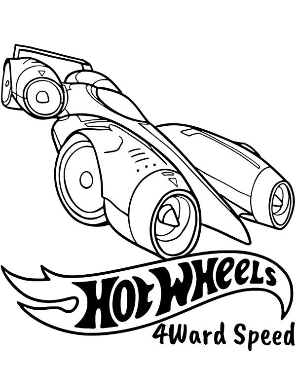 Hot Wheels Coloring Page 2