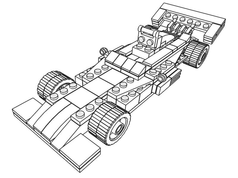 Lego Coloring Pages 4