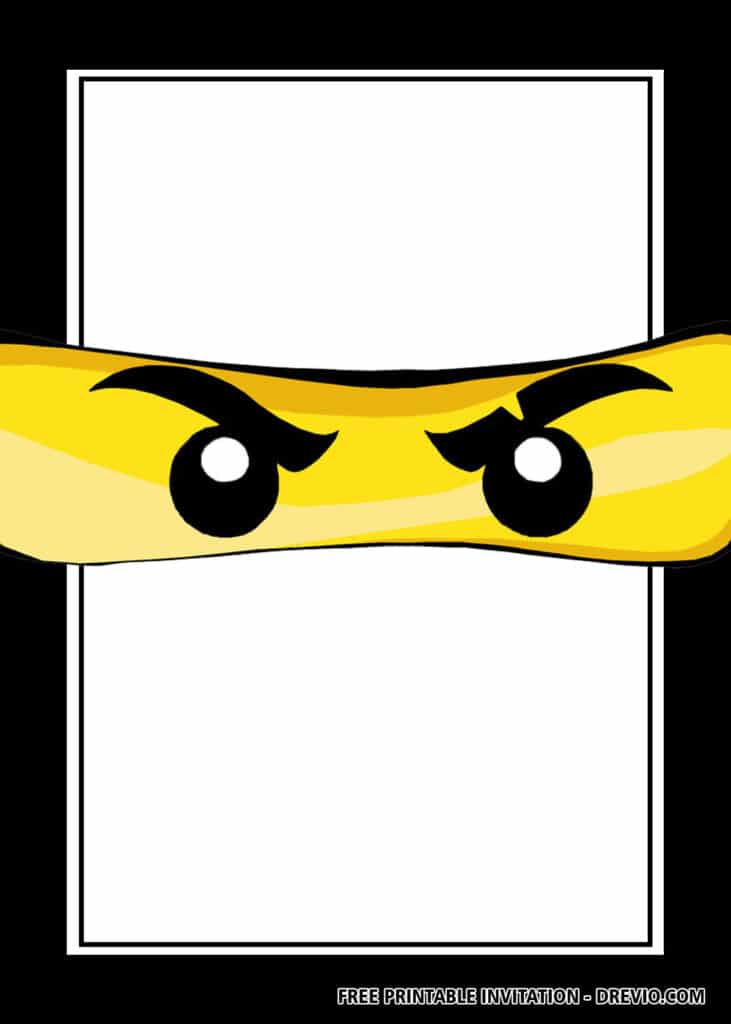  FREE Editable LEGO Ninjago Birthday Invitations