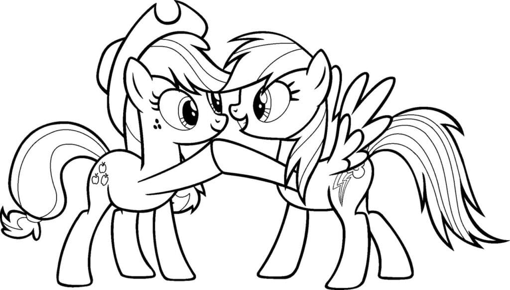 Little Pony Coloring Page 4
