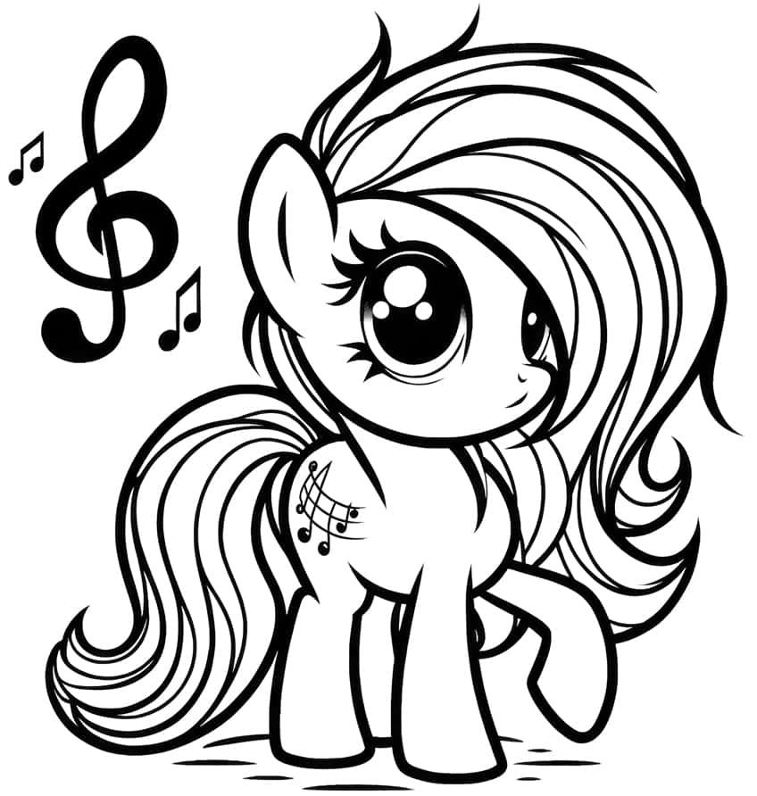 Little Pony Coloring Page 5