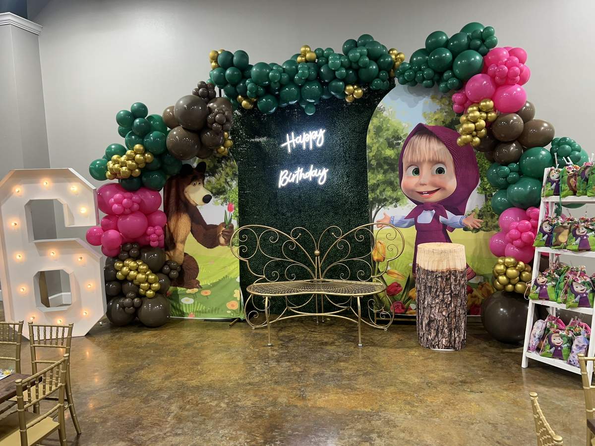 Masha And The Bear Birthday Invitations – Free Printable