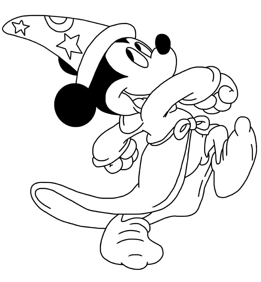 Mickey Mouse Coloring Page 3