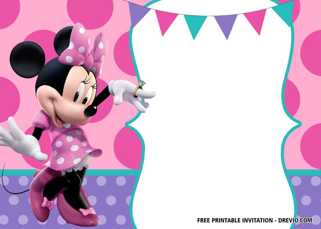 FREE Minnie Baby Shower Invitations