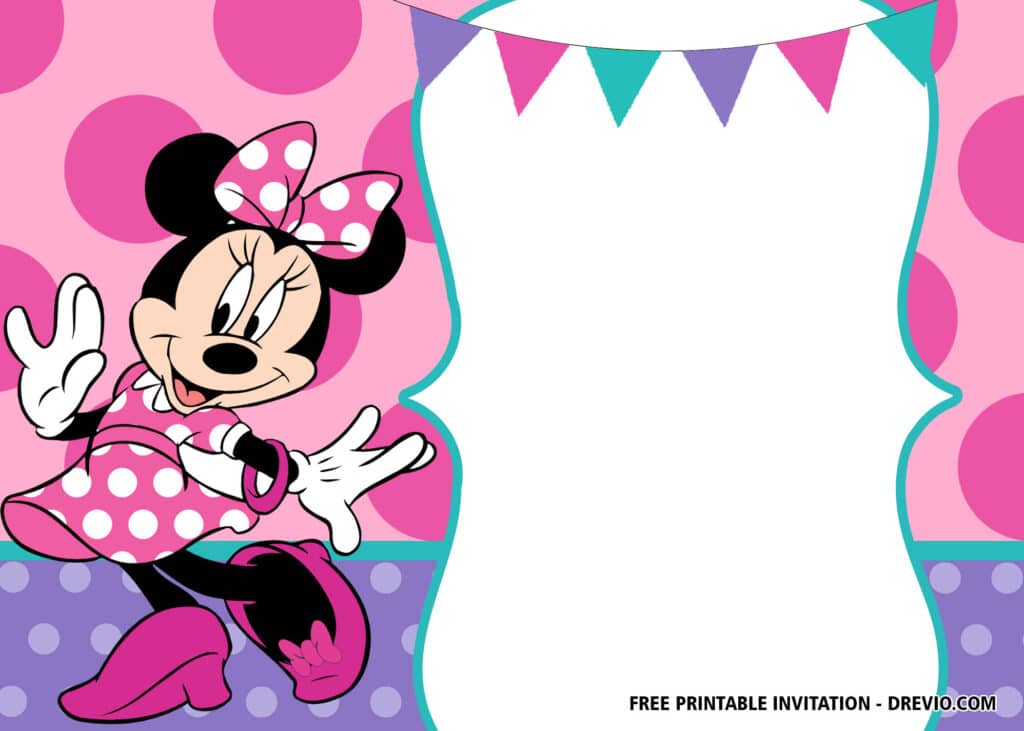 FREE Minnie Baby Shower Invitations