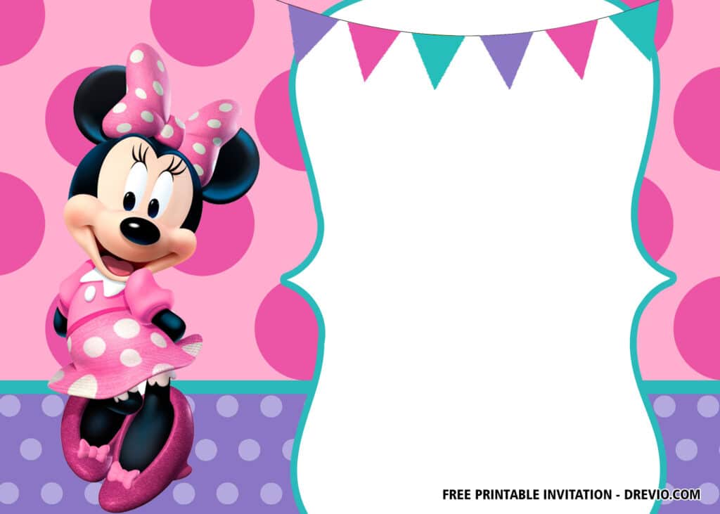 FREE Minnie Baby Shower Invitations