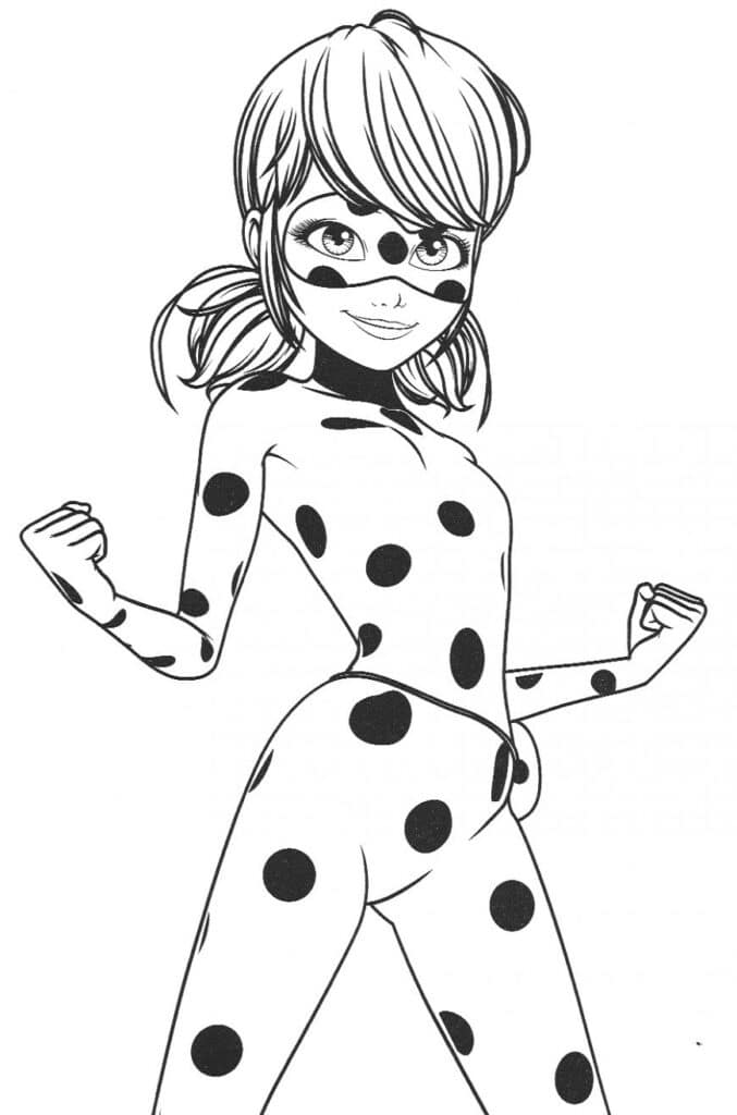 Miraculous Ladybug coloring pages 1