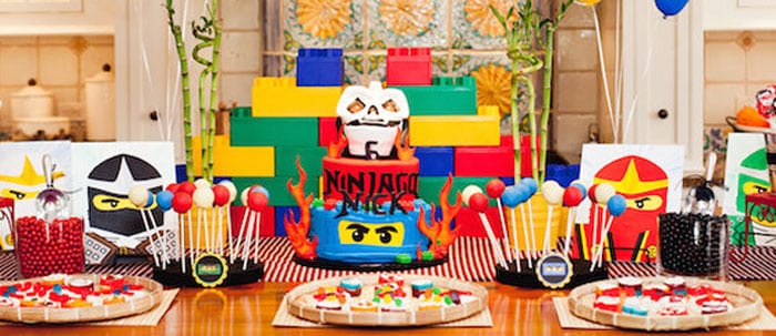 Ninjago Birthday Dessert Table