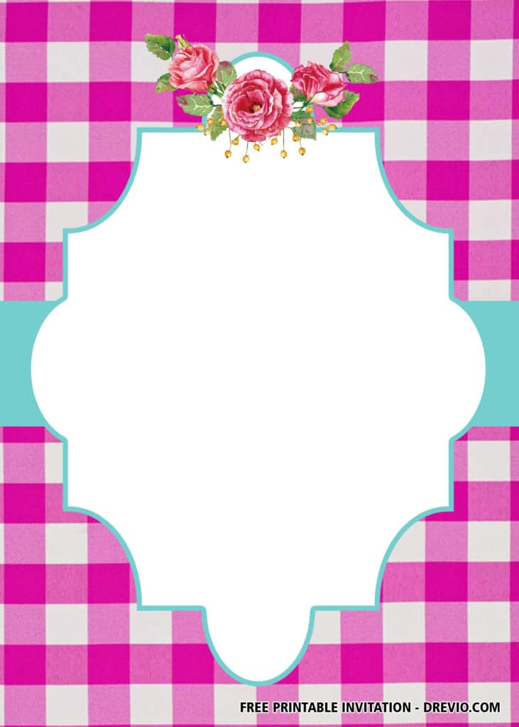 FREE Picnic Bridal Shower Invitations