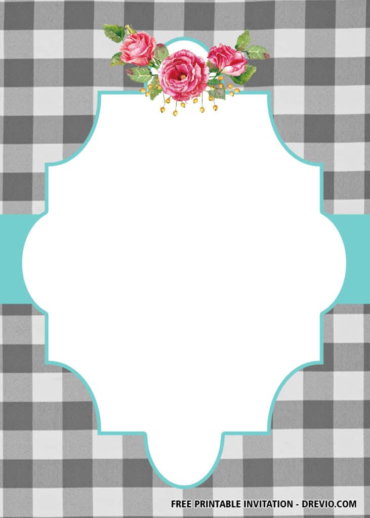 FREE Picnic Bridal Shower Invitations
