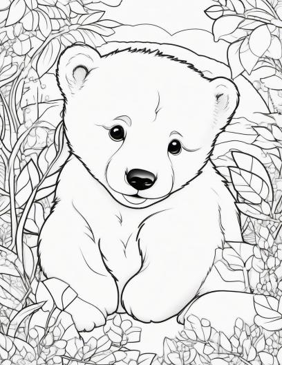 Polar Coloring Page