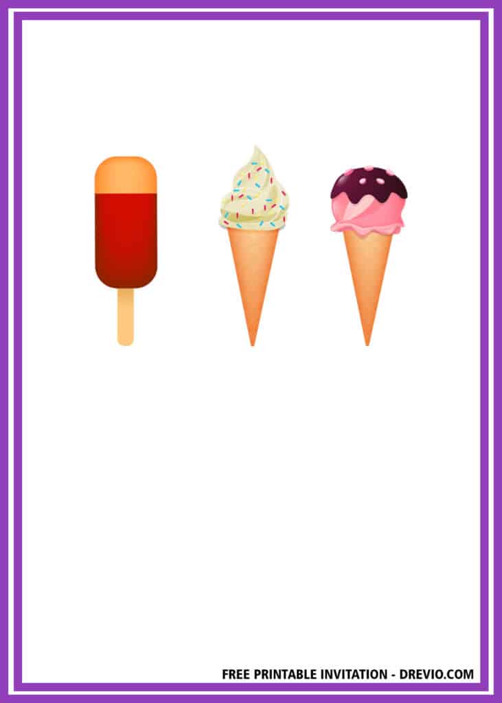 FREE Popsicle Birthday Invitations