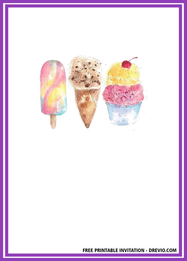 FREE Popsicle Birthday Invitations