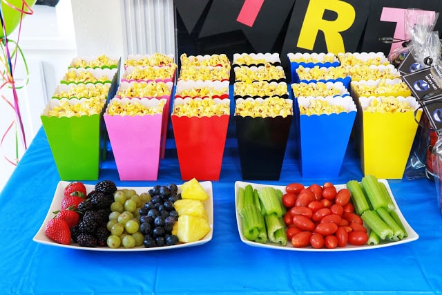 Power Ranger Birthday Foods