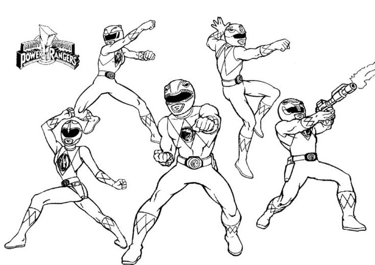 Power Ranger Coloring Page