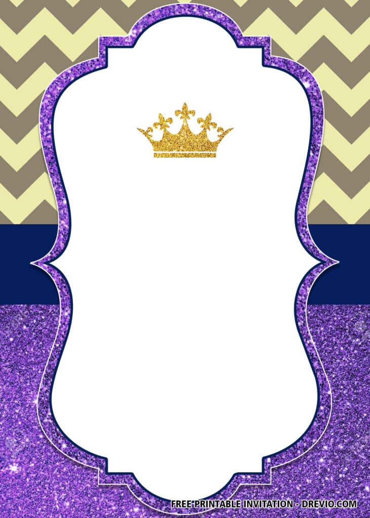 FREE Prince Birthday Invitations