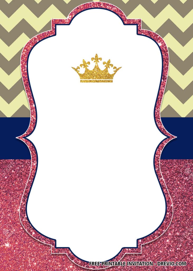 FREE Prince Birthday Invitations