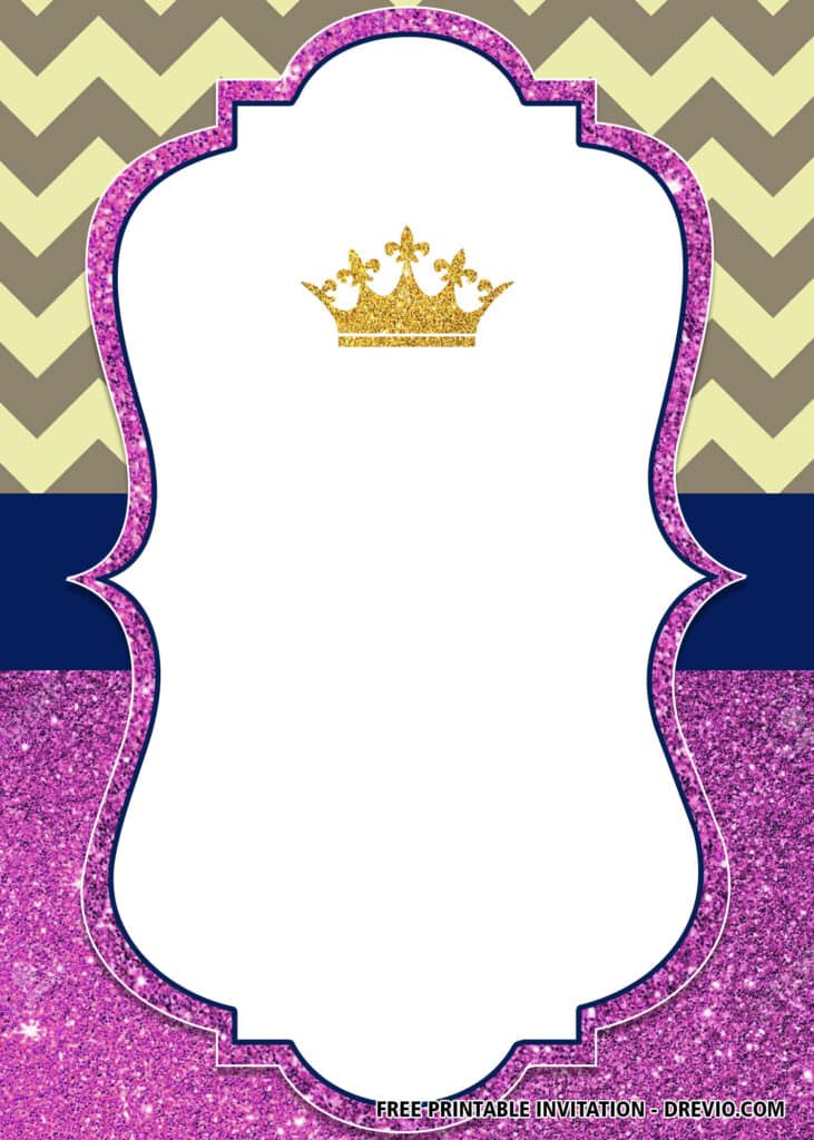 FREE Prince Birthday Invitations