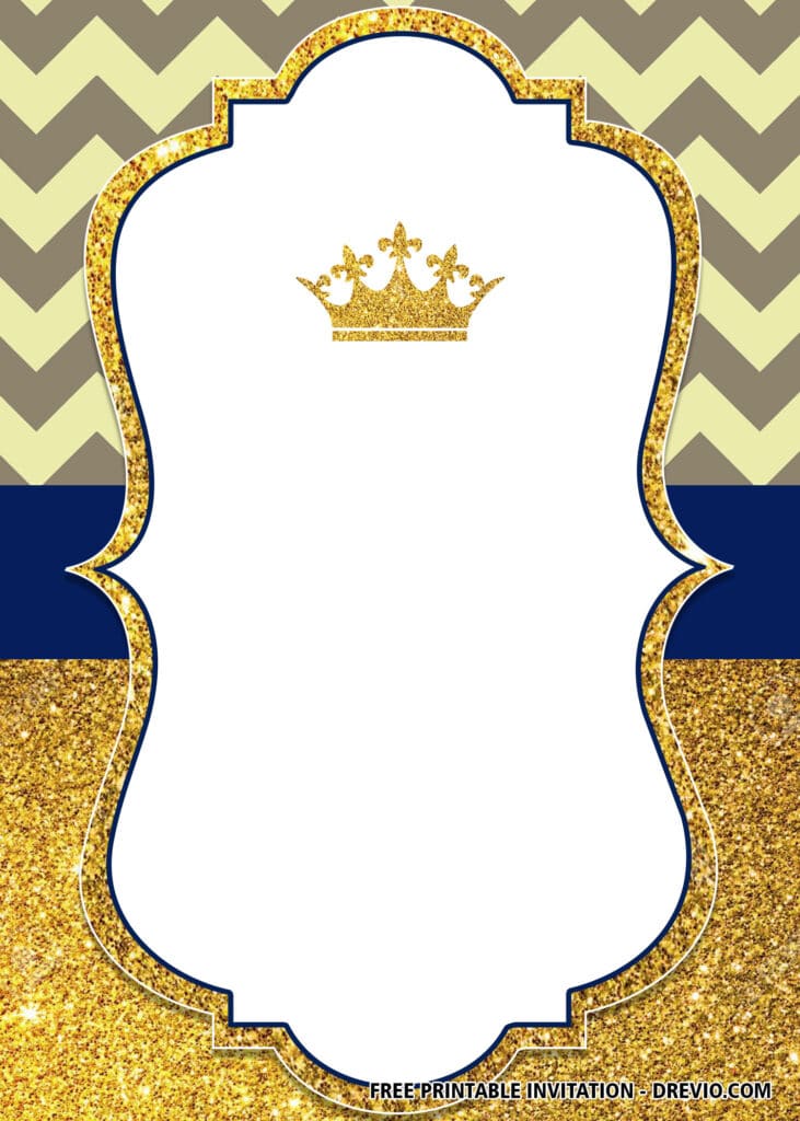 FREE Prince Birthday Invitations