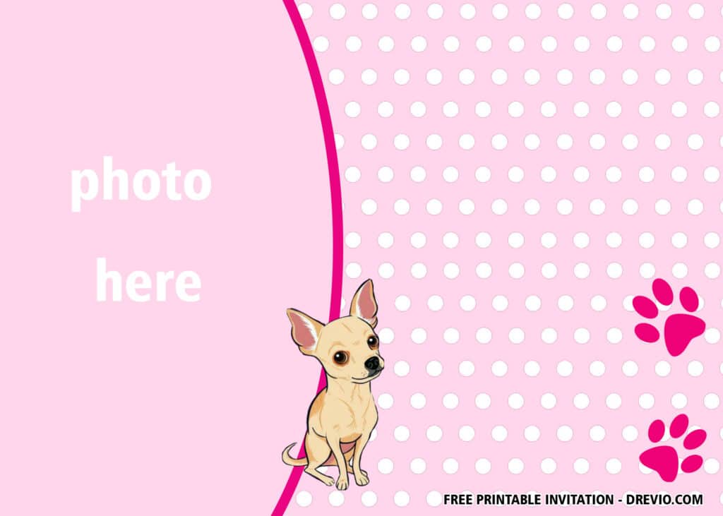 FREE Editable Puppy Dog Birthday Invitations