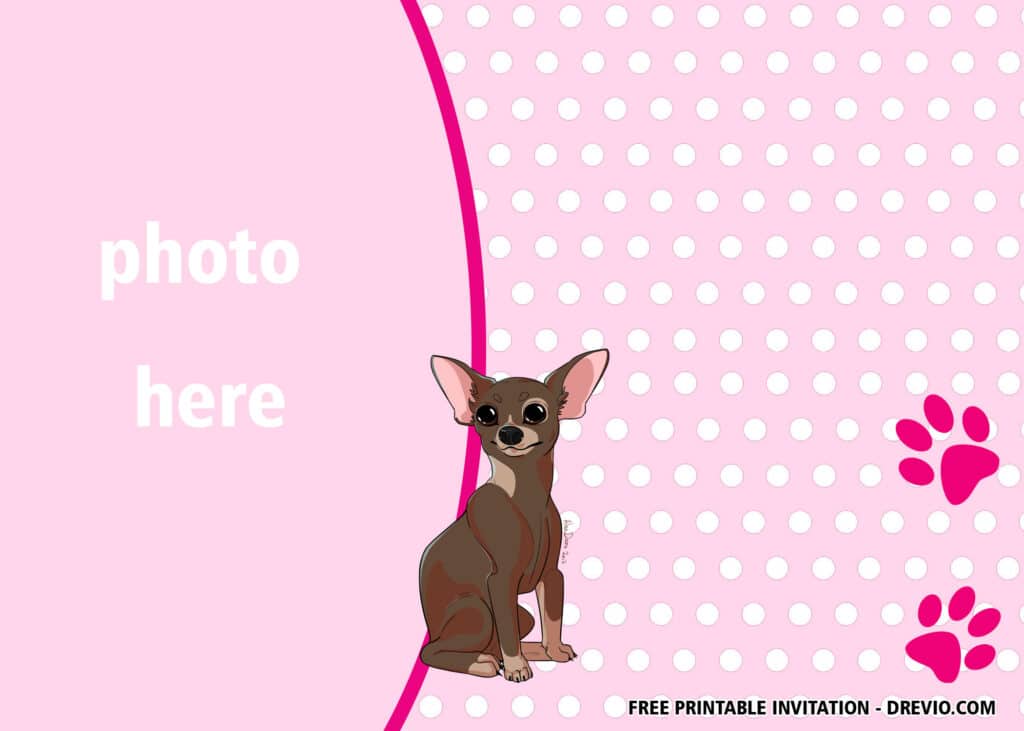 FREE Editable Puppy Dog Birthday Invitations