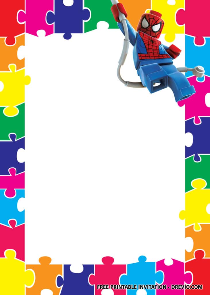 FREE Puzzle Birthday Invitations