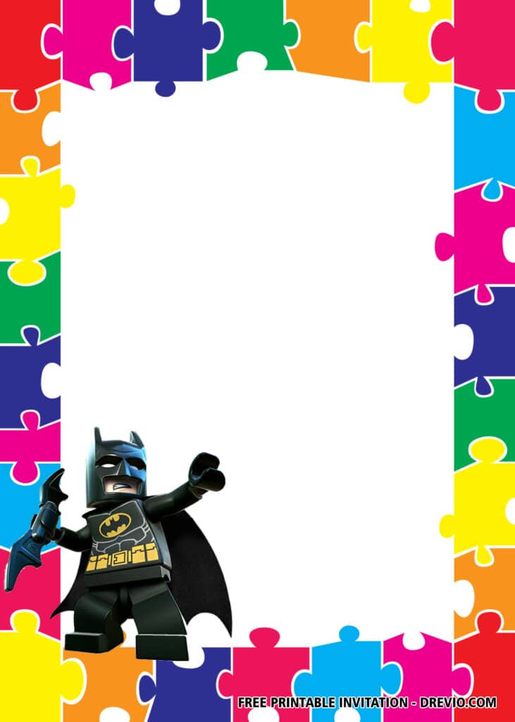FREE Puzzle Birthday Invitations