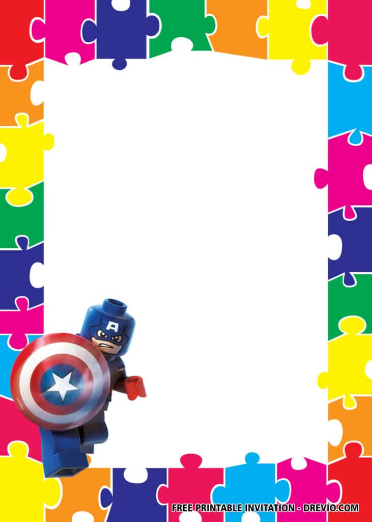 FREE Puzzle Birthday Invitations
