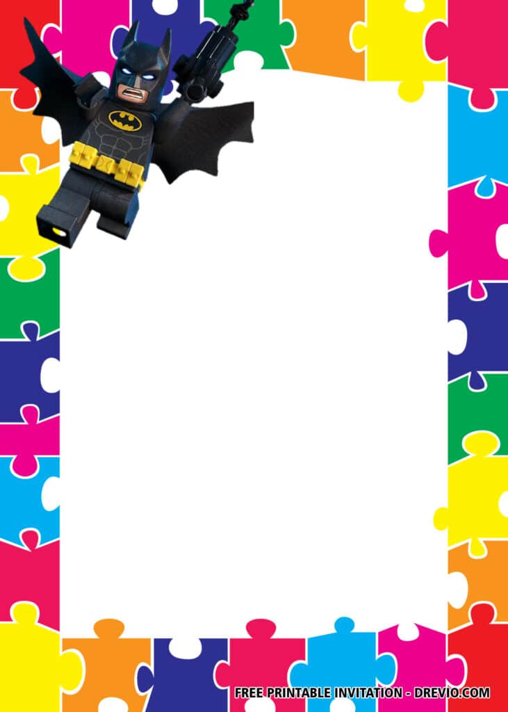 FREE Puzzle Birthday Invitations