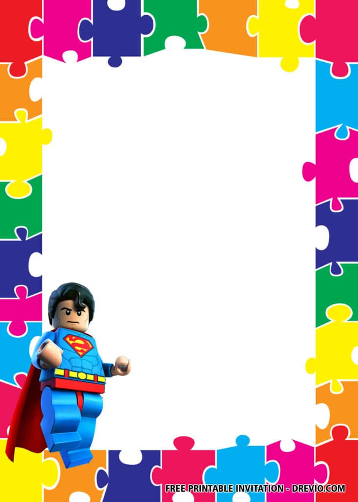 FREE Puzzle Birthday Invitations