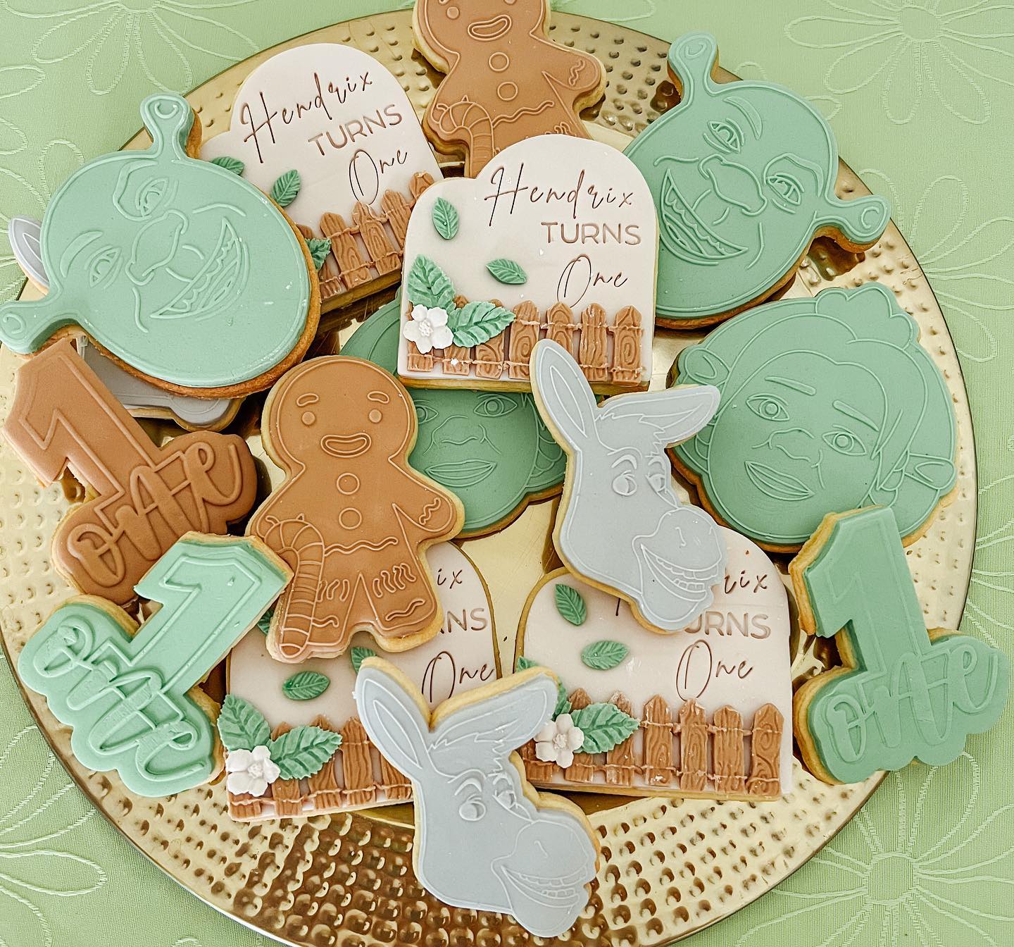 Shrek cookies