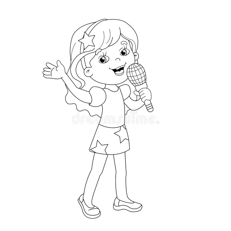 Sing Coloring Page 4