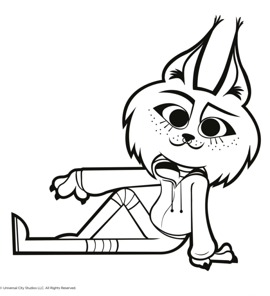 Sing Coloring Page 5