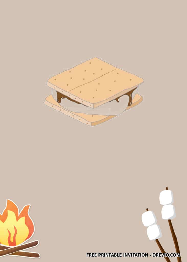 FREE Smore Birthday Invitations